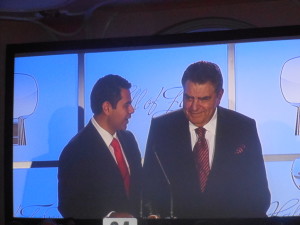 Cesar Conde and Don Francisco