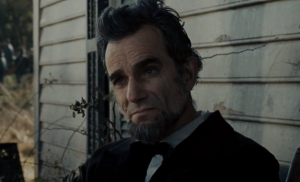 Daniel Day-Lewis plays Abraham Lincoln in Lincoln