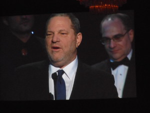 Harvey and Bob Weinstein at the PGA Awards