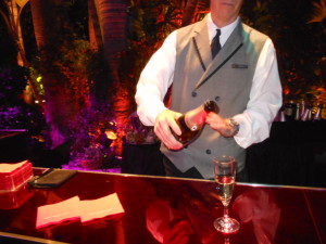 One of the many bars at QVC