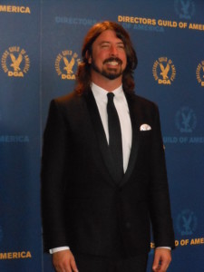 Drummer/director/guitarist lead singer Dave Grohl