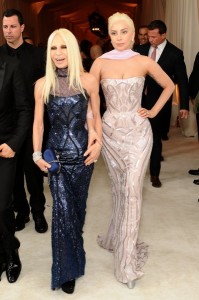 Donatella Versace and Lady Gaga