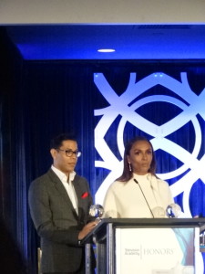 Steven Canals and Janet Mock