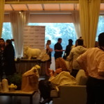 The scene at the Four Seasons for the TAO Pre-Oscar Lounge