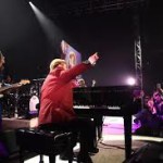 Greta Van Fleet performs with Elton John
