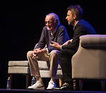 Stan Lee and Chris Hardwick (photo: Jeff Lewis)