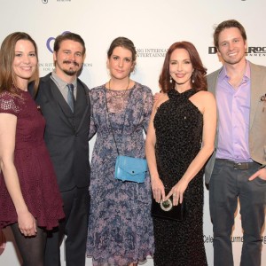 The Ritter family arrives at the Roger Neal Style Hollywood Academy Awards Viewing Dinner 